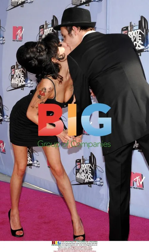 Amy Winehouse and Blake Fiedler-Civil at 2007 MTV Movie Awards
