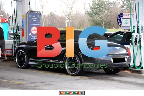 Robbie Savage at Petrol Station