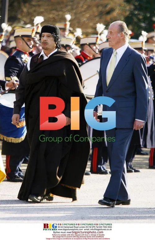 King of Spain Hosts Libyan President