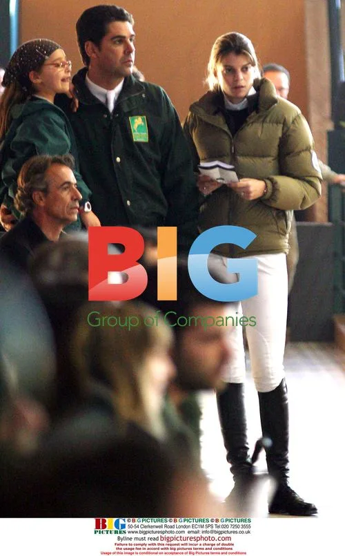 Athina Onassis and Cayetano Martinez at Horse Riding Contest