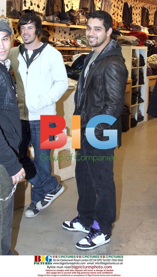 Wilmer Vaderrama at Kitson mens store