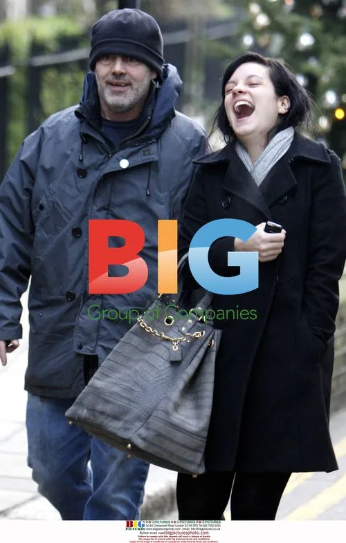 Lily Allen Happy and Pregnant in London