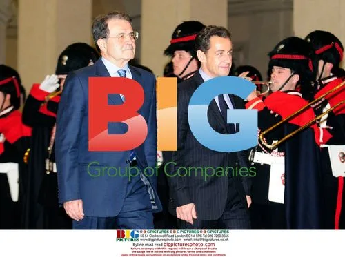 Sarkozy and Prodi Meet for Press Conference