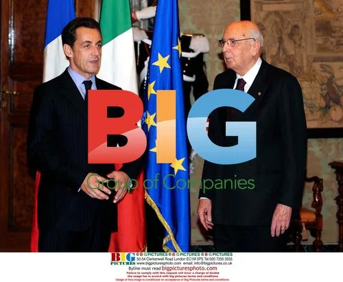 Sarkozy meets Napolitano in Rome