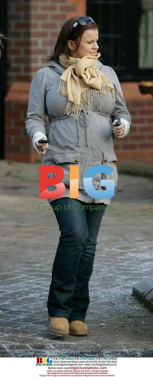 Kerry Katona and family out in Warrington