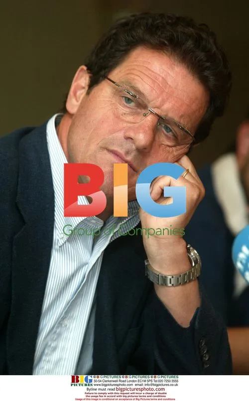 Fabio Capello at Madrid Press Conference