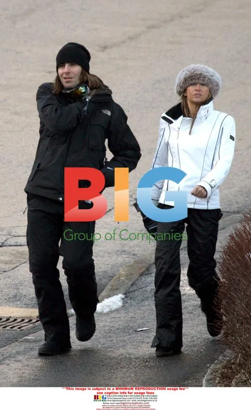 Liam Gallagher Takes Ski Lesson in Switzerland