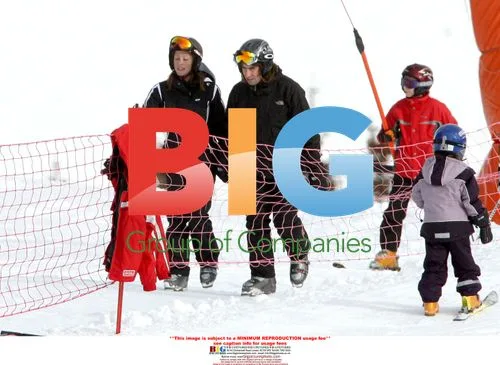 Liam Gallagher's First Ski Lesson in Switzerland