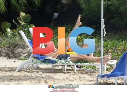 Nicolette Sheridan and Michael Bolton on Saint Bart