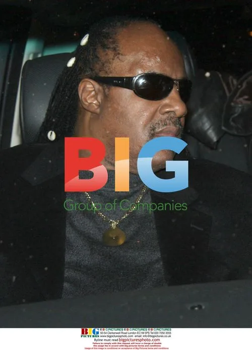 Stevie Wonder Dining at Ivy Restaurant