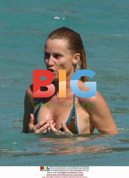 Nicollette Sheridan on Vacation with Michael Bolton