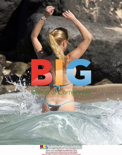 Nicollette Sheridan and Michael Bolton vacation in St. Barts