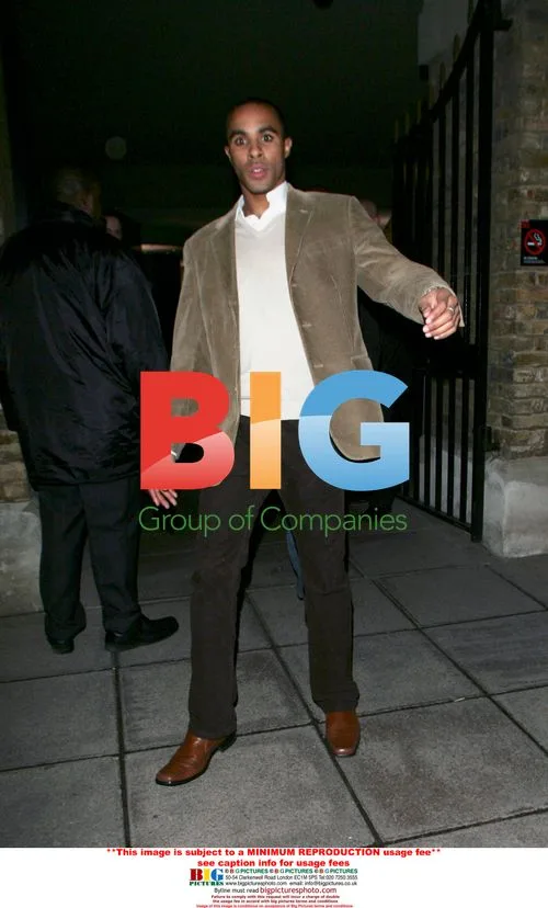 Michael Harvey attends ex-wife's party