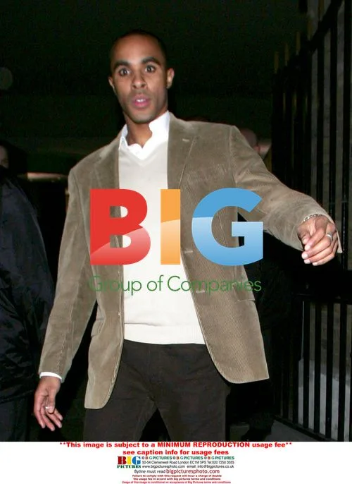 Michael Harvey Attends Ex's Party