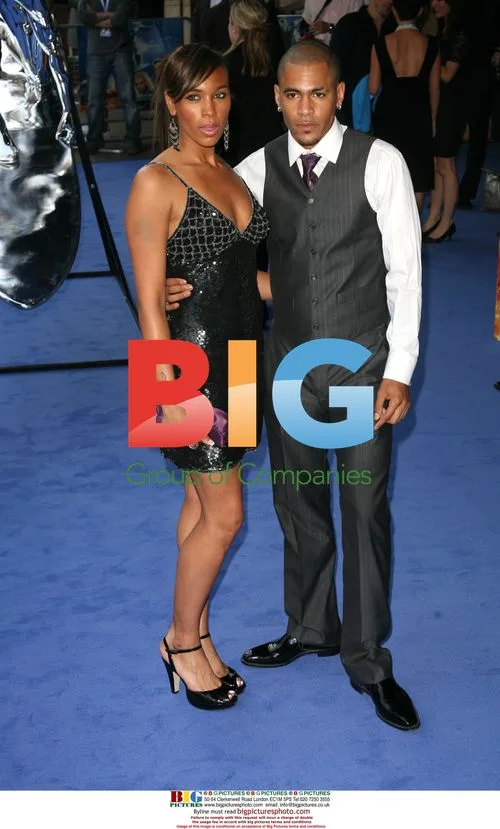 Javine Hylton and Harvey at 'Fantastic Four' Premiere