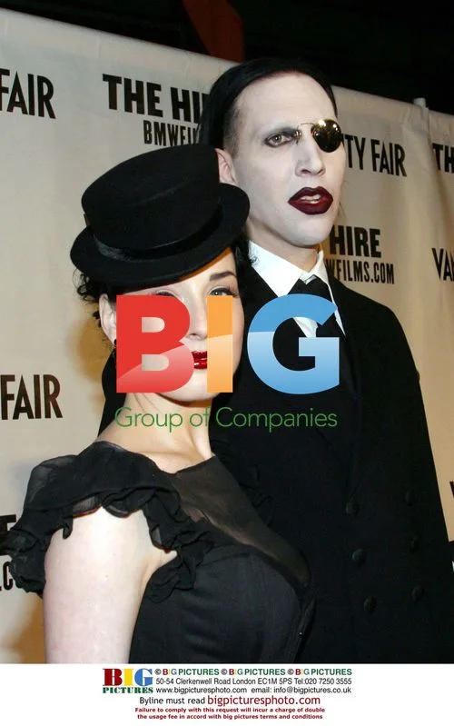 Marilyn Manson and Dita Von Teese at Premiere