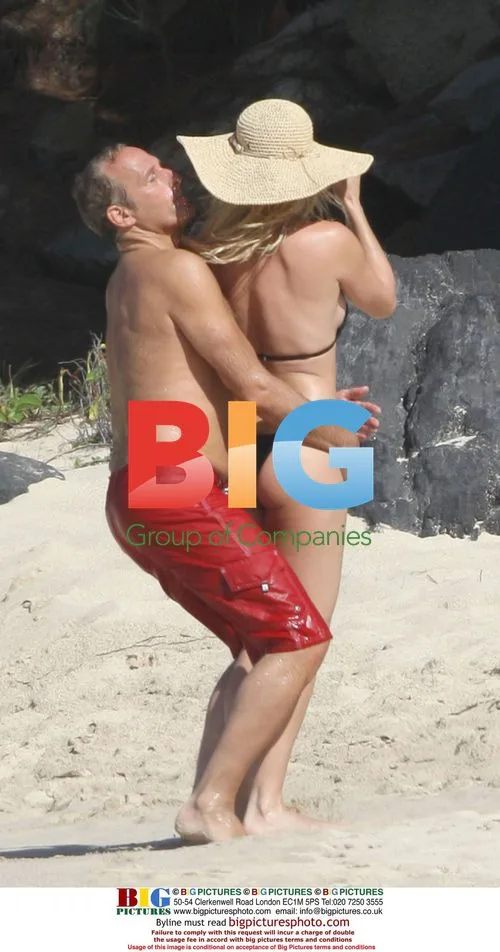 Nicolette Sheridan and Michael Bolton Vacation in St Barth
