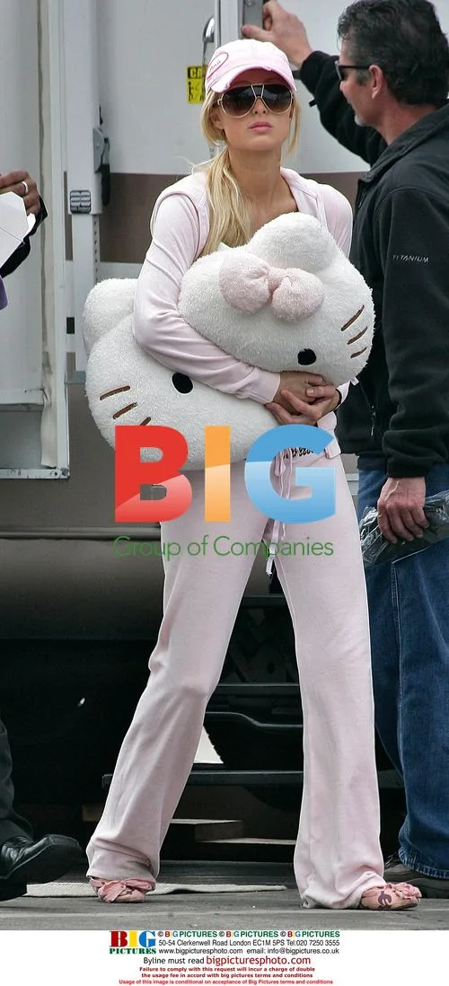 Paris Hilton on set of "The Hottie And The Nottie"