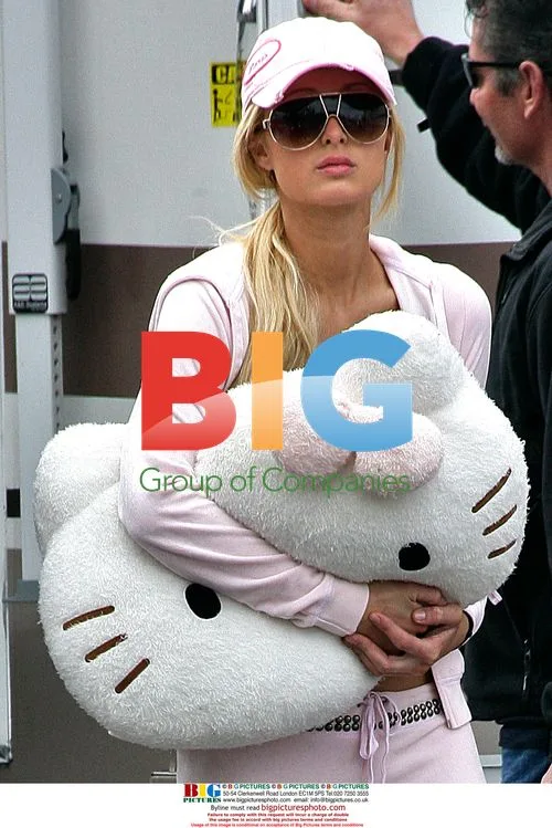 Paris Hilton on set of "The Hottie And The Nottie"