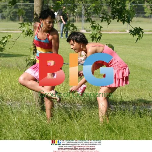 The Cheeky Girls in London Park