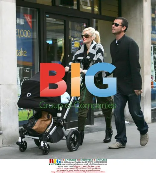 Gwen Stefani and Gavin Rossdale Go Shopping in London
