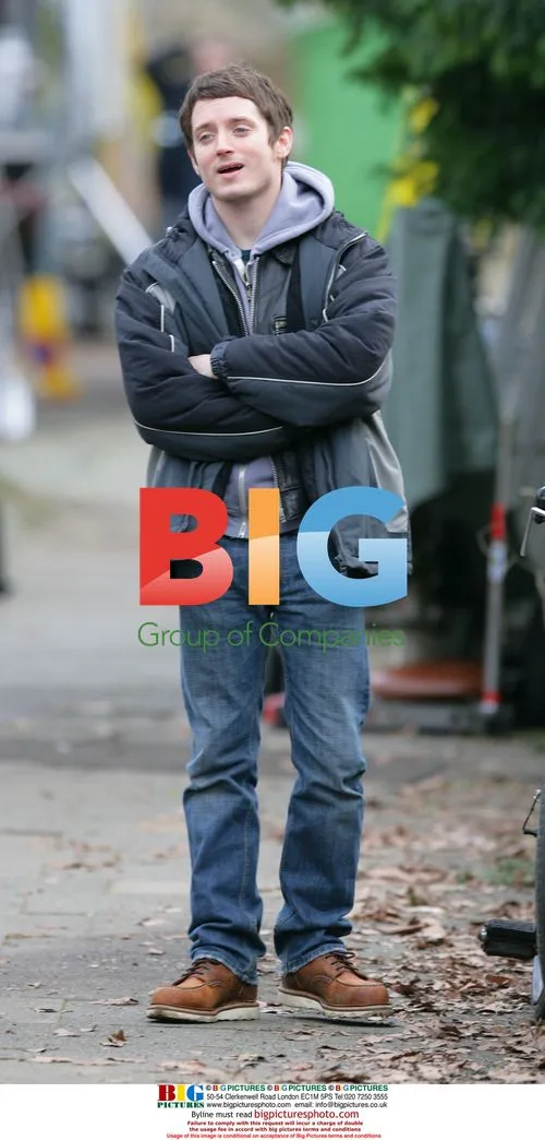 Filmset of Oxford Crimes with Elijah Wood and John Hurt