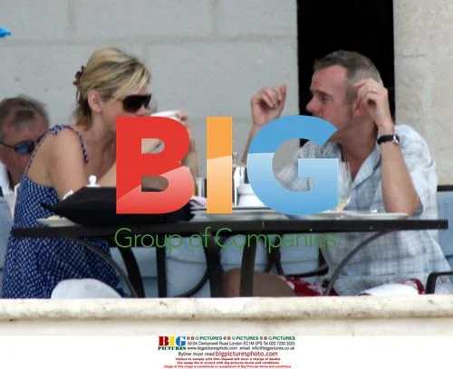 DJ Fatboy Slim and wife Zoe Ball on Caribbean holiday