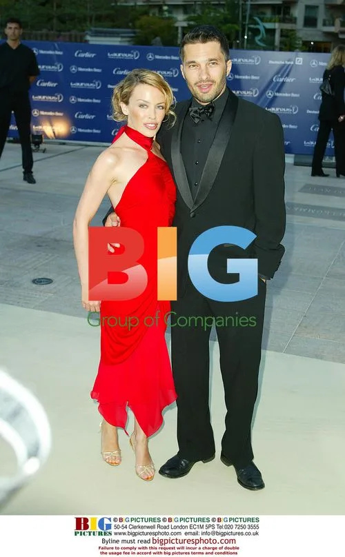 Kylie Minogue and Olivier Martinez at Laureus Sports Awards