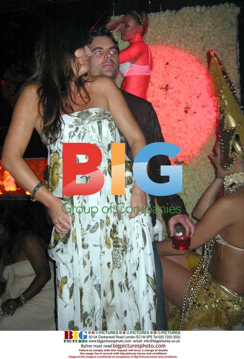 Jeff Gordon with Ingrid Vandebosch at Party