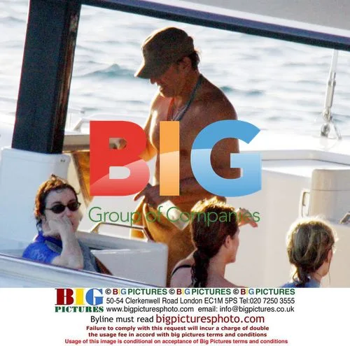 Shirtless Bruce Springsteen on Caribbean Holiday