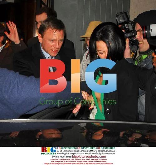 Daniel Craig and Satsuki Mitchell at Evening Standard Awards