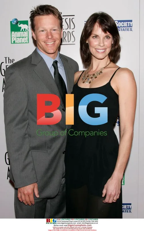 Alexandra Paul & husband at Genesis Awards