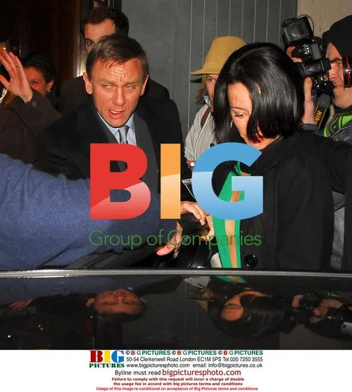 Daniel Craig and Satsuki Mitchell at Evening Standard British Film Awards