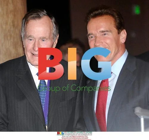 George H.W. Bush and Arnold Schwarzenegger