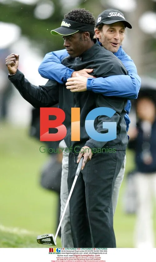Don Cheadle and Kenny G at Pebble Beach