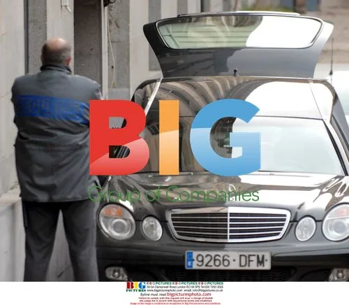 Erika Ortiz's Funeral Car Arrives in Madrid