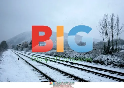 Heavy snow in Cardiff, UK