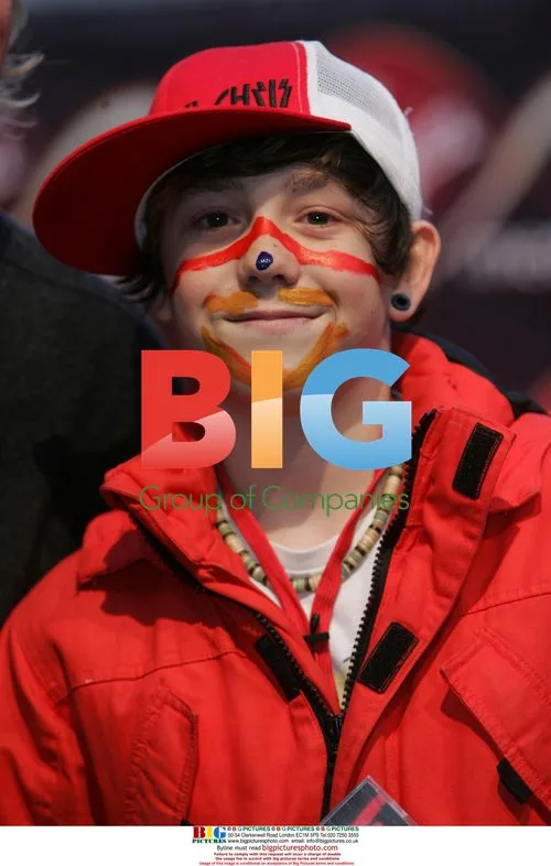 Lil' Chris at Virgin Media Launch Party