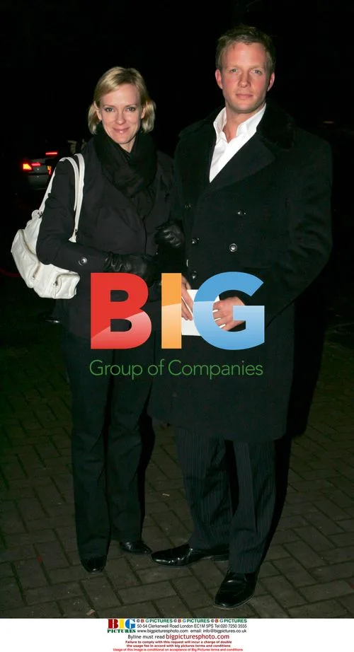 Actors Herminoe Norris and Rupert Penry-Jones at TAG Heuer exhibition