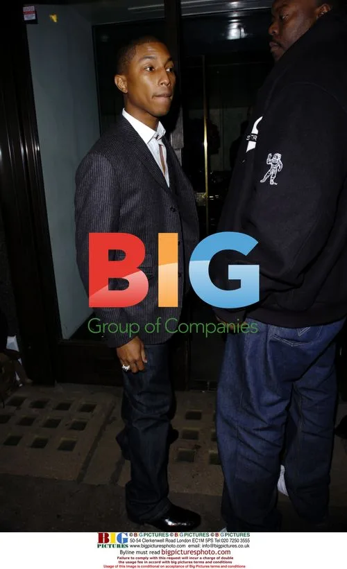 Pharrell Williams at Tamara Mellon party