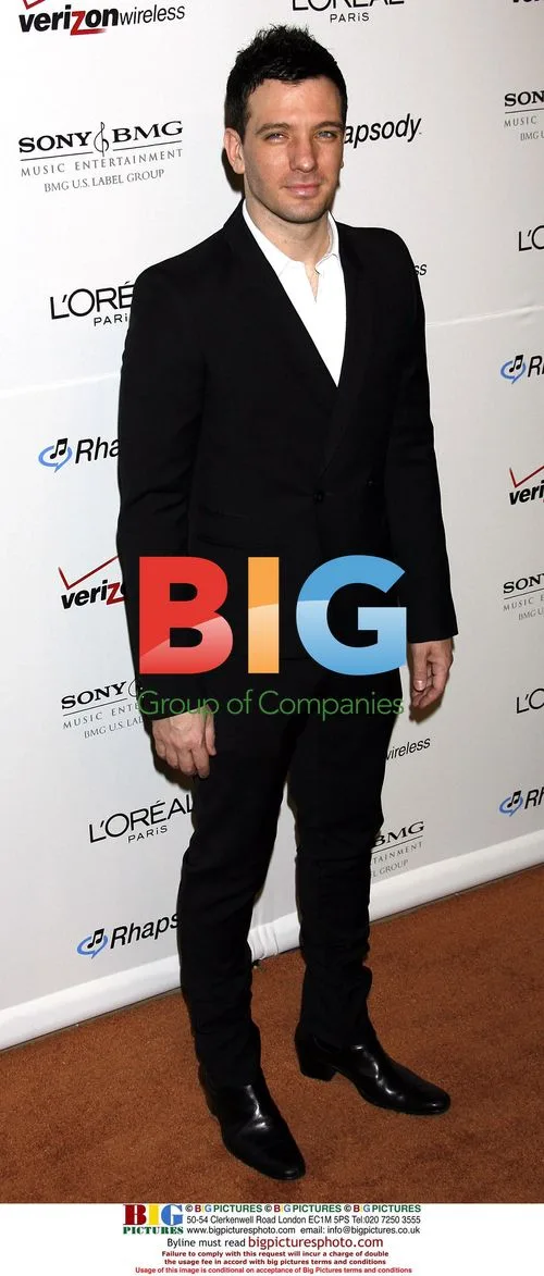 JC Chasez at Pre-Grammy Party