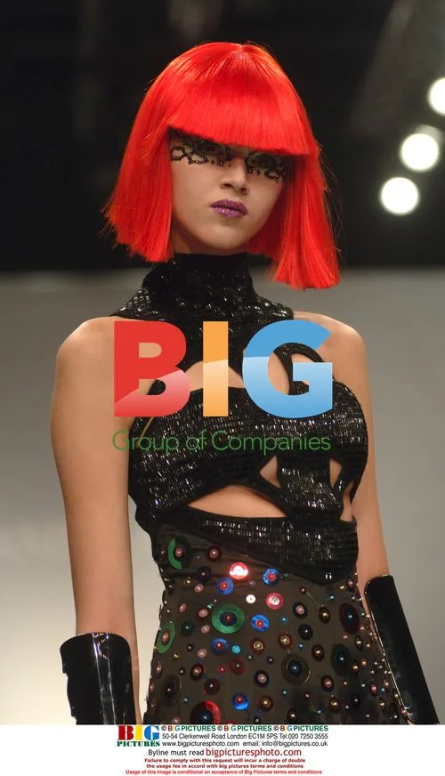 Model in Manish Arora Creation at London Fashion Week
