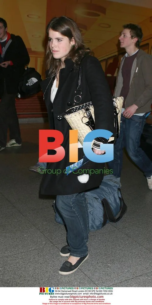 Princess Eugunie Arrives at JFK Airport