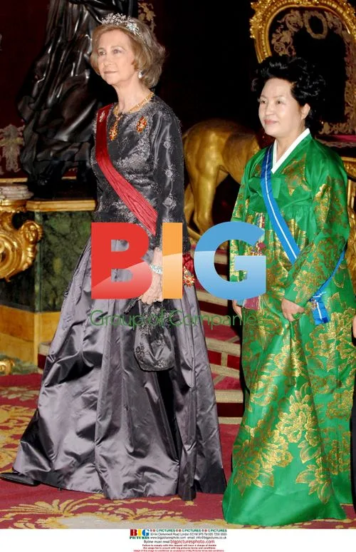 Spanish Royals Host South Korean President