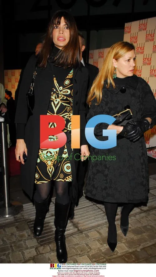 Lisa B Leaving Elle Style Awards 2007