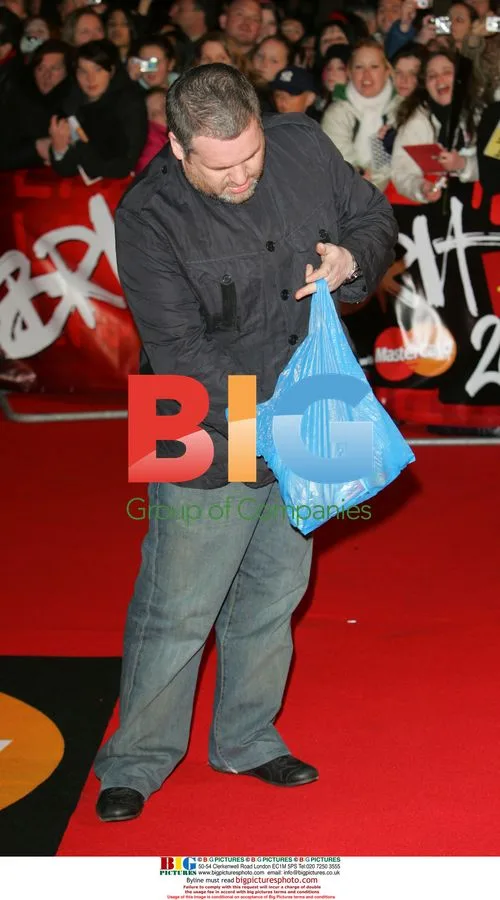 DJ Chris Moyles at the Brit Awards