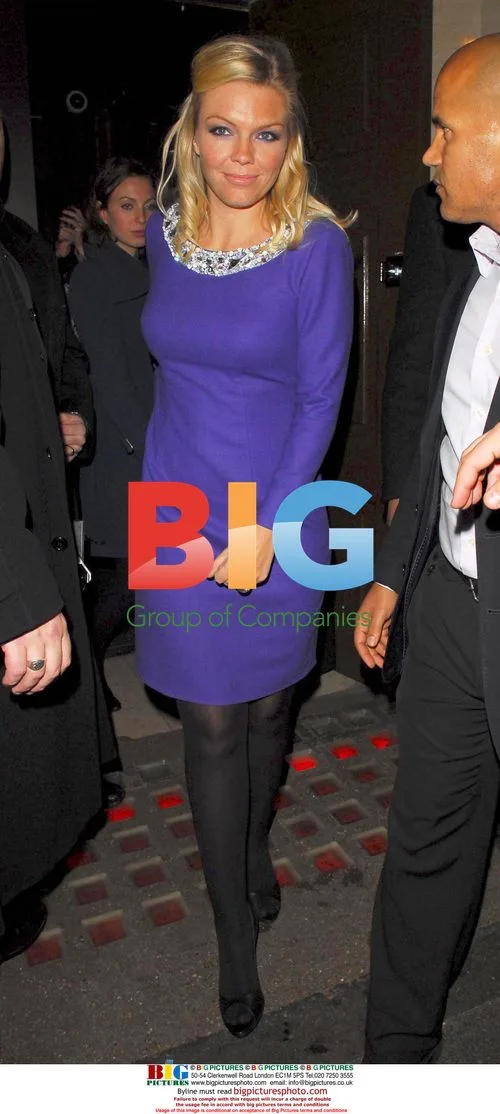 Kate Thornton leaving Oasis Brits Aftershow Party