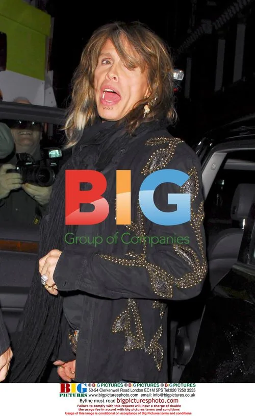 Steve Tyler Leaving Brits Aftershow Party