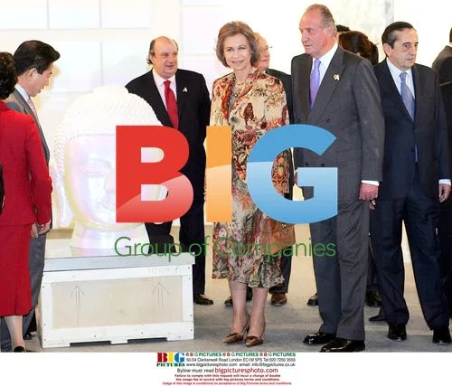 Spanish Royals and South Korean President at Art Fair