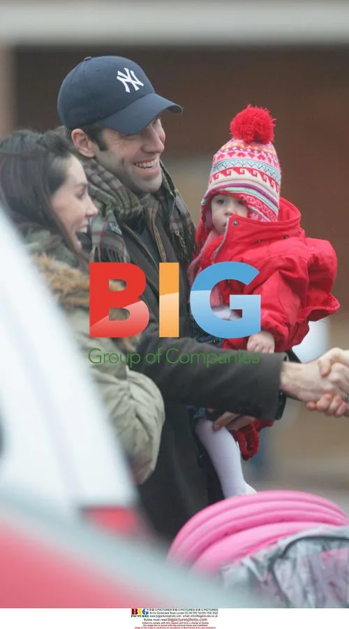 Tennis star Greg Rusedski and family in London